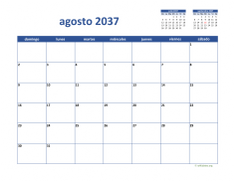 calendario agosto 2037 02