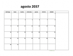 calendario agosto 2037 08