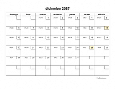 calendario diciembre 2037 01