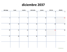 calendario diciembre 2037 04