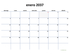 calendario enero 2037 04