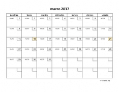 calendario marzo 2037 01