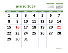 calendario marzo 2037 03