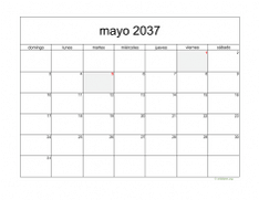 calendario mayo 2037 05