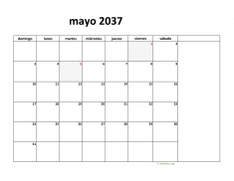 calendario mayo 2037 08