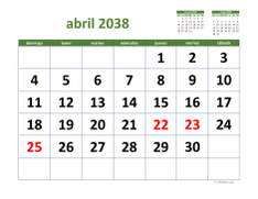 calendario abril 2038 03
