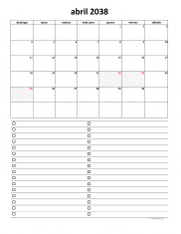 calendario abril 2038 07