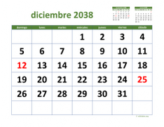 calendario diciembre 2038 03