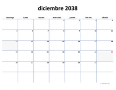 calendario diciembre 2038 04
