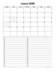 calendario marzo 2038 07
