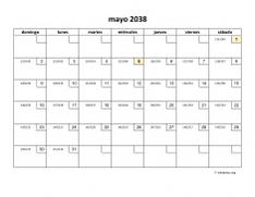 calendario mayo 2038 01