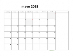 calendario mayo 2038 08