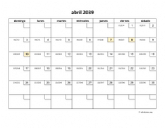 calendario abril 2039 01