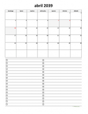 calendario abril 2039 07