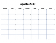 calendario agosto 2039 04