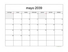 calendario mayo 2039 05