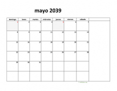 calendario mayo 2039 08