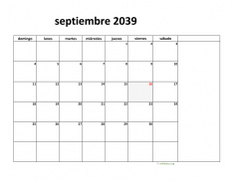 calendario septiembre 2039 08
