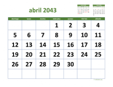 calendario abril 2043 03