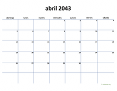 calendario abril 2043 04