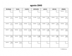 calendario agosto 2043 01