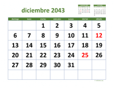 calendario diciembre 2043 03