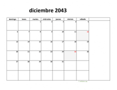 calendario diciembre 2043 08