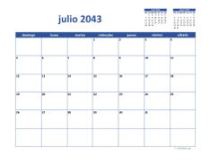 calendario julio 2043 02