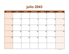 calendario julio 2043 06