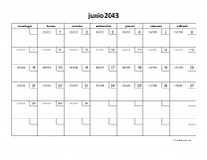 calendario junio 2043 01