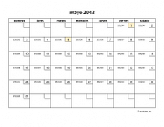 calendario mayo 2043 01
