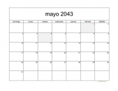 calendario mayo 2043 05