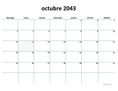 calendario octubre 2043 04