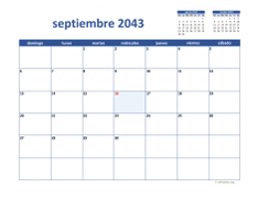 calendario septiembre 2043 02