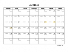 calendario abril 2044 01