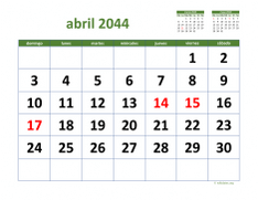 calendario abril 2044 03