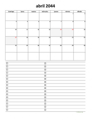 calendario abril 2044 07