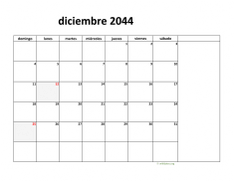 calendario diciembre 2044 08