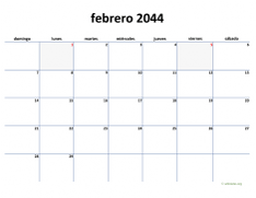calendario febrero 2044 04
