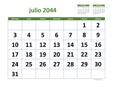 calendario julio 2044 03