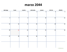 calendario marzo 2044 04