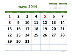 calendario mayo 2044 03