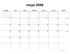 calendario mayo 2044 04