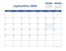 calendario septiembre 2044 02