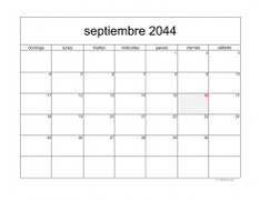 calendario septiembre 2044 05