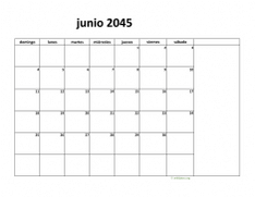calendario junio 2045 08