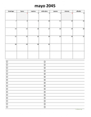 calendario mayo 2045 07