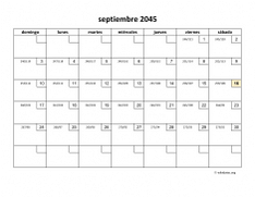 calendario septiembre 2045 01
