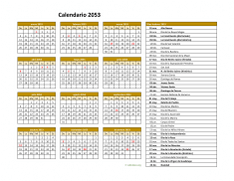 Calendario de México del 2053 03