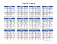 Calendario de México del 2053 04